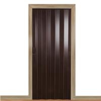 El Lagar: Ferreteria y materiales para construccion: Artículos para el hogar: Puerta Plegable 91 X 210 cm Milano Browm Laminado Hoggan