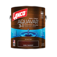 El Lagar: Ferreteria y materiales para construccion: Pinturas: Barniz Aquavar Caoba Galon Lanco